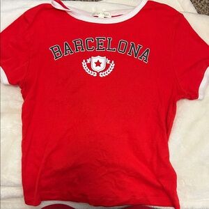 Ultra Flirt Red Barcelona Tee